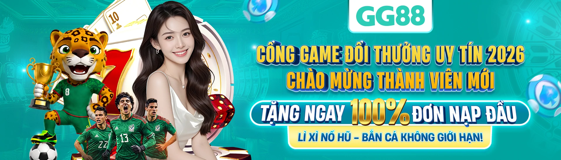 Ưu Đãi Nạp Đầu Tại GG88 Tặng Ngay 100%